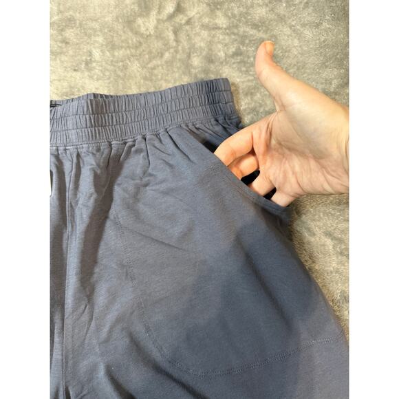 NWT Universal Standard Women Elastic Waist Shorts Pockets Size 4XS (00-0)‎ Blue - Picture 5 of 10